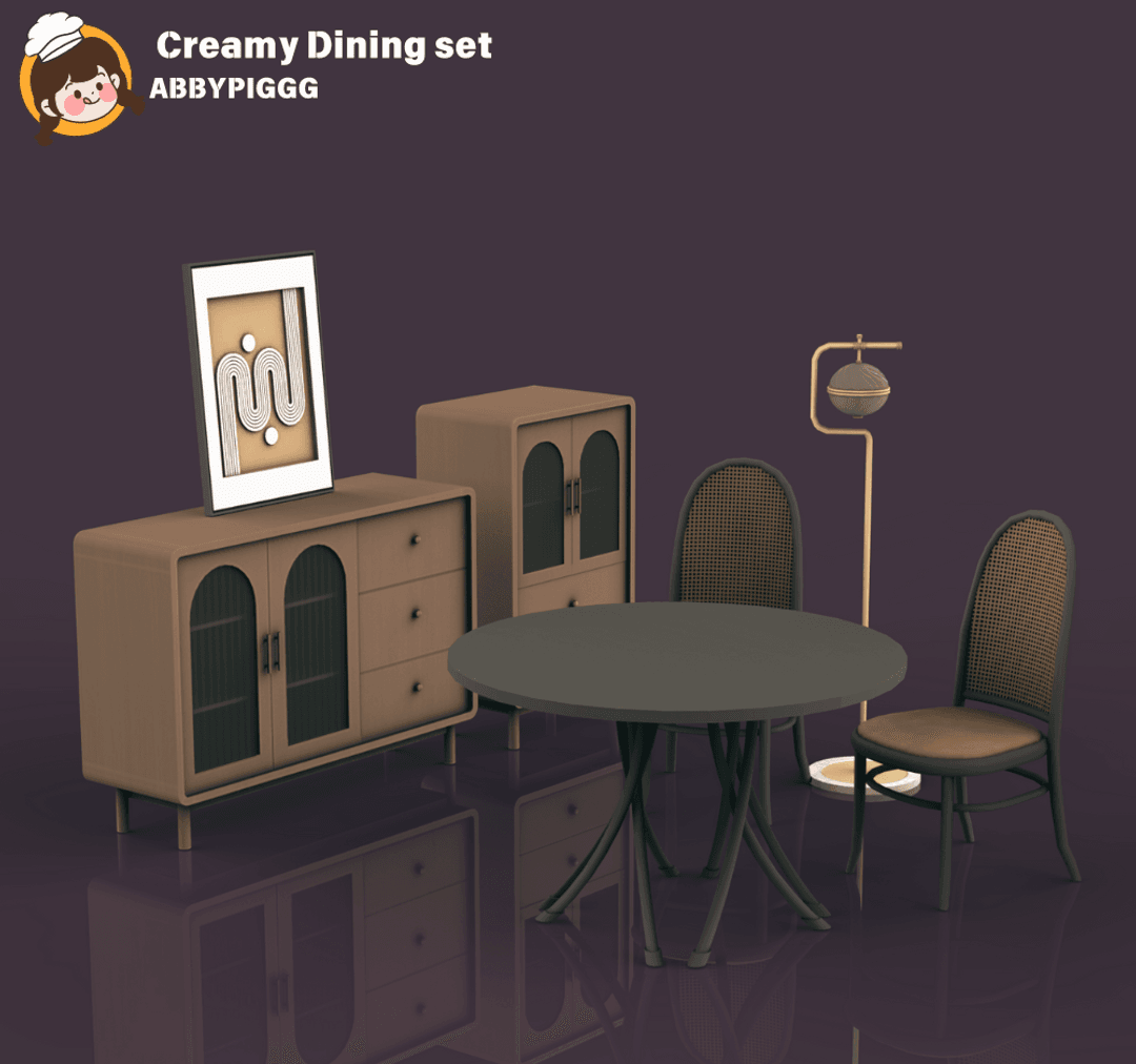 Набор для столовой Creamy Dining set